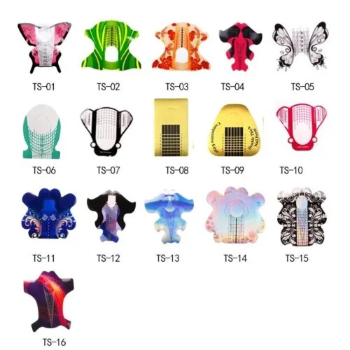 Horseshoe/Butterfly Shaped Nail Extension Paper Plastic French Style 500 - Self-Adhesive Nai... – Private Label OEM Nail Extension Form Manufacturer | Nail Legend B2B