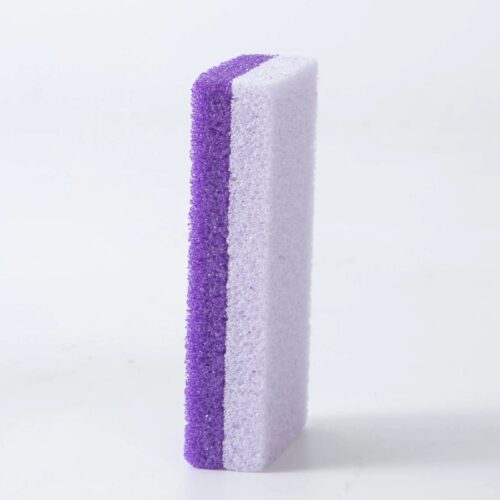 Double Sided Medium Coarse Pumice Stone Purple PU Foam Two Tone Callus Remover - Disposable ... – Private Label OEM Pumice Stone Manufacturer | Nail Legend B2B