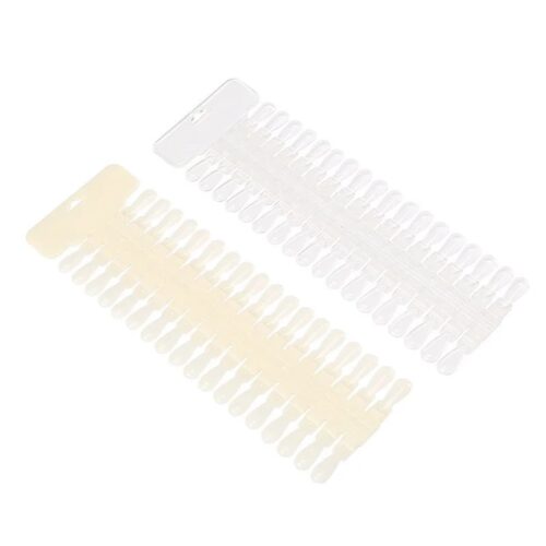 Detachable 36-Color Nail Art Card Single-Sided Plastic Color Board with Solid – Nail Legend B2B wholesale (image preview)