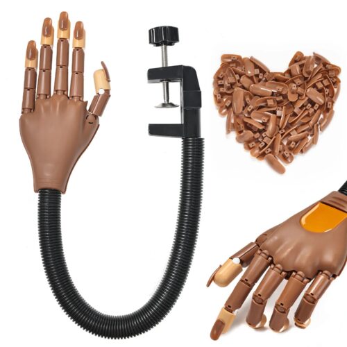 Realistic Plastic Practice Hand for Nail Art & Manicure Training Professional – Nail Legend B2B wholesale (image preview)