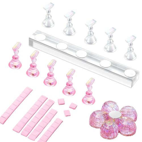 Wholesale Beginner Friendly Acrylic Magnetic Nail Stand Press on Nails Practice – Nail Legend B2B wholesale (image preview)