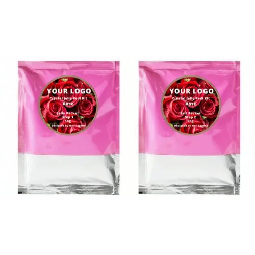 Customizable Scents Rose Jelly Salt Pedicure Powder Moisturizing & Relaxing Crystal for – Private Label OEM V7 Kit Manufacturer | Nail Legend B2B