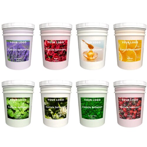 5 Gallons Custom Scented Liquid Gel Cuticle Softener Herbal Dead Skin Exfoliation – Private Label OEM V5 Liquid Manufacturer | Nail Legend B2B