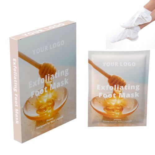 Honey Foot Mask Private Label Pedicure Treatment Moisturizing Exfoliating Dead Skin – Private Label OEM V6 Solid Manufacturer | Nail Legend B2B