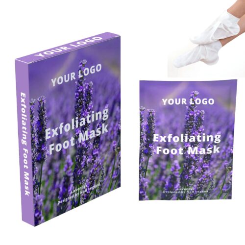 Lavender Foot Mask Private Label Pedicure Treatment Moisturizing Exfoliating Dead Skin – Private Label OEM V6 Solid Manufacturer | Nail Legend B2B