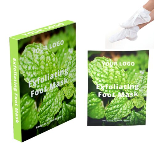 Mint Foot Mask Private Label Pedicure Treatment Moisturizing Exfoliating Dead Skin Repair – Private Label OEM V6 Solid Manufacturer | Nail Legend B2B