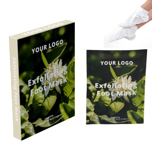 Jasmine Foot Mask Private Label Pedicure Treatment Moisturizing Exfoliating Dead Skin – Private Label OEM V6 Solid Manufacturer | Nail Legend B2B