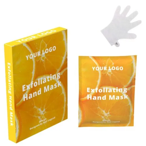 Orange Hand Mask Private Label Manicure Treatment Moisturizing Exfoliating Finger Dead – Private Label OEM V6 Solid Manufacturer | Nail Legend B2B