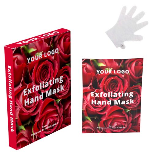 Rose Hand Mask Private Label Manicure Treatment Moisturizing Exfoliating Finger Dead Skin – Private Label OEM V6 Solid Manufacturer | Nail Legend B2B