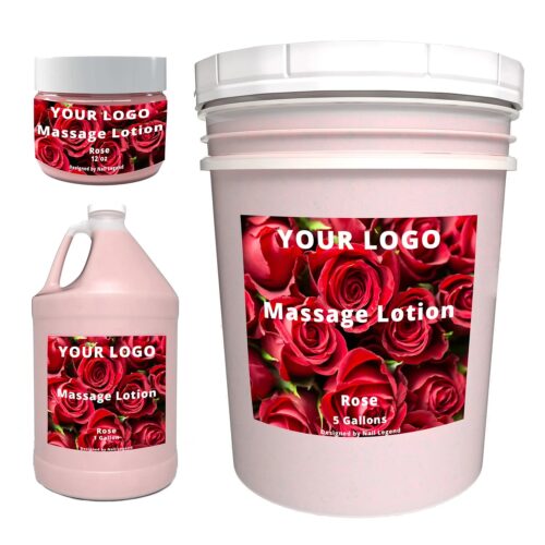 Private Label Massage Lotion with Rose Flavor Vegan Ingredients Moisturizing Pedicure and – Private Label OEM V5 Liquid Manufacturer | Nail Legend B2B