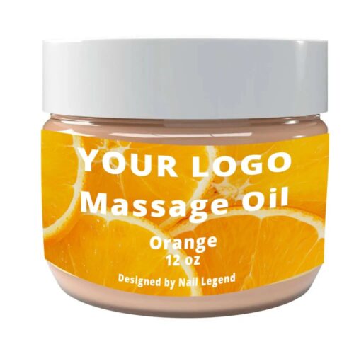 12oz Custom Scented Massage Oil Hyaluronic Acid Infused for Professional Salon Spa Use – Private Label OEM V5 Liquid Manufacturer | Nail Legend B2B