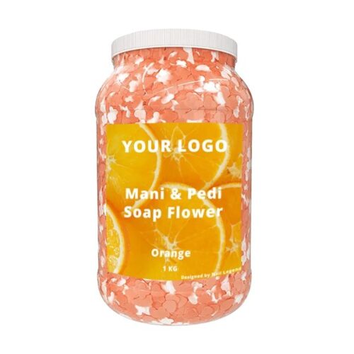 1kg Orange Flavor Disposable Solid Soap Flowers Fast-Dissolving Private Label Paper – Private Label OEM V6 Solid Manufacturer | Nail Legend B2B