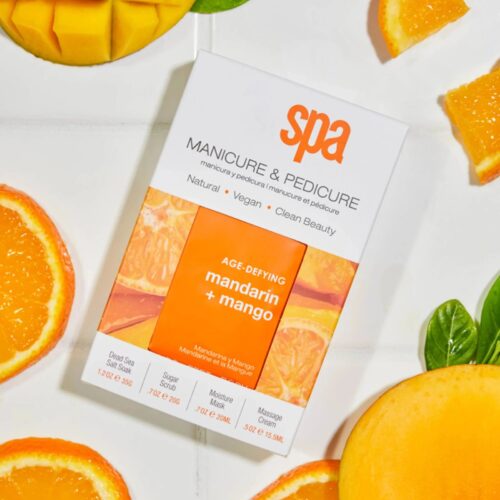 Mandarin and Mango Teenagers Hand Spa Set with Exfoliator and Moisturizer Travel-Friendly – Private Label OEM V7 Kit Manufacturer | Nail Legend B2B