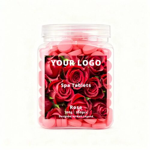 Nail Legend Rose Spa Tablets 700g Quick-Dissolve Organic Strong Scent for Female Adults – Private Label OEM V6 Solid Manufacturer | Nail Legend B2B