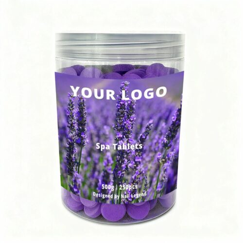 Lavender Spa Tablets 500g, Quick-Dissolve, Natural Organic, Strong Scents, Perfect for – Private Label OEM V6 Solid Manufacturer | Nail Legend B2B
