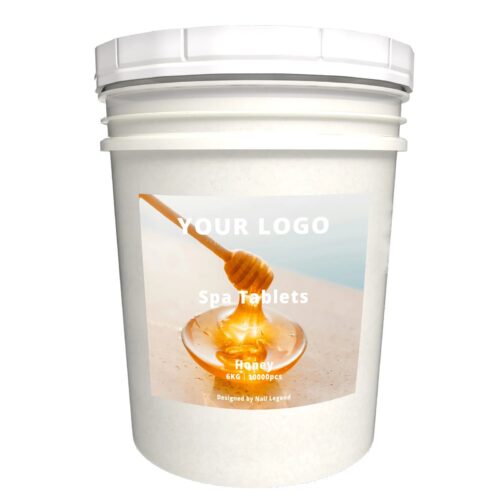 Honey Spa Tablets 6kg, Quick-Dissolve, Natural Organic, Strong Scents, Perfect for Salon – Private Label OEM V6 Solid Manufacturer | Nail Legend B2B