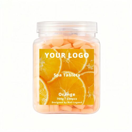 Orange Spa Tablets 700g, Quick-Dissolve, Natural Organic, Strong Scents, Perfect for – Private Label OEM V6 Solid Manufacturer | Nail Legend B2B