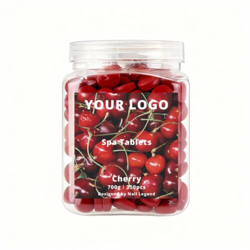 Cherry Spa Tablets 700g, Quick-Dissolve, Natural Organic, Strong Scents, Perfect for – Private Label OEM V6 Solid Manufacturer | Nail Legend B2B