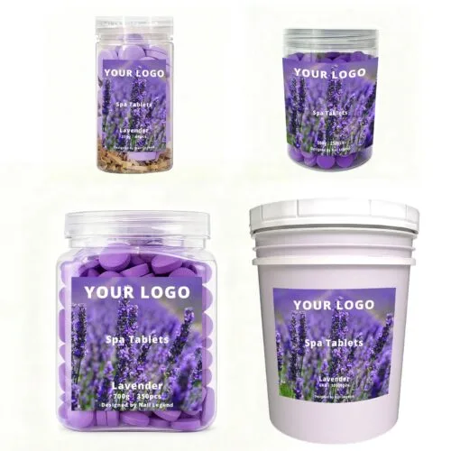 Nail Legend Lavender Spa Tablets 6kg Quick-Dissolve Natural Organic Strong Scents for – Private Label OEM V6 Solid Manufacturer | Nail Legend B2B