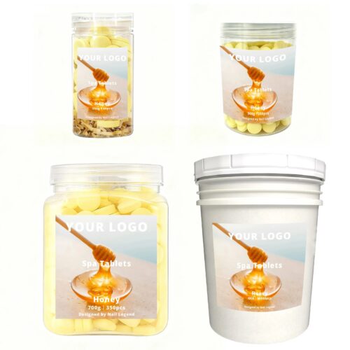 Nail Legend Honey Spa Tablets Quick-Dissolve Organic Scent Strong Fragrance for Salon – Private Label OEM V6 Solid Manufacturer | Nail Legend B2B