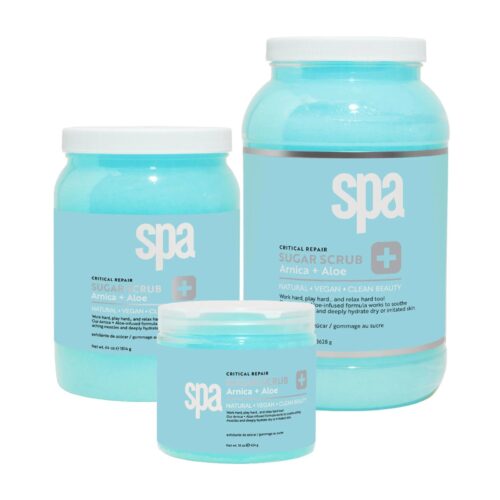 Restorative Exfoliating Sugar Scrub Solid Form with Arnica and Aloe Critical Repair – Private Label OEM V6 Solid Manufacturer | Nail Legend B2B