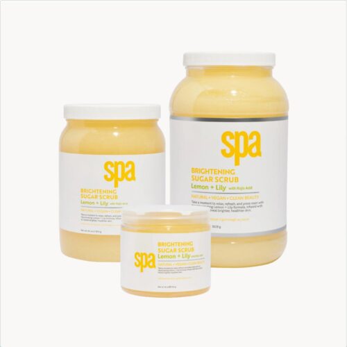 Radiance Boosting Body Exfoliator Lemon and Lily Infused Kojic Acid Sugar Scrub Solid – Private Label OEM V6 Solid Manufacturer | Nail Legend B2B