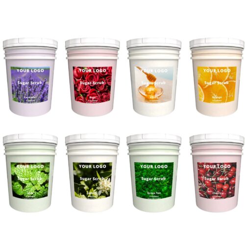 5 Gallons Custom Salon Spa Pedicure Sugar Scrub Private Label Whitening Moisturizing Deep – Private Label OEM V6 Solid Manufacturer | Nail Legend B2B