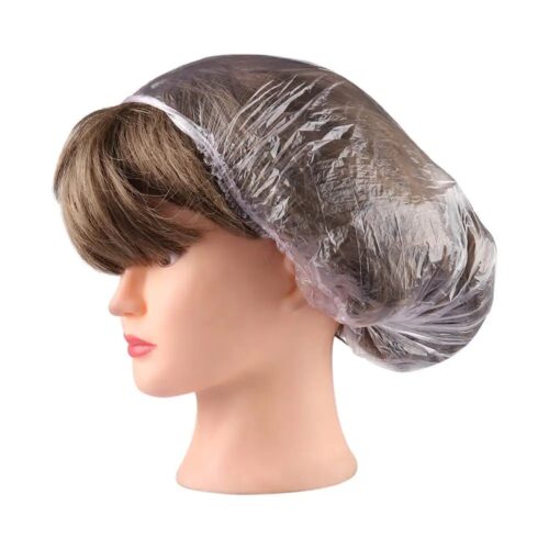 Disposable Transparent High-Pressure PE Cap Waterproof Multi-Purpose for Hotels and Salon – Private Label OEM V4 Consumable Manufacturer | Nail Legend B2B