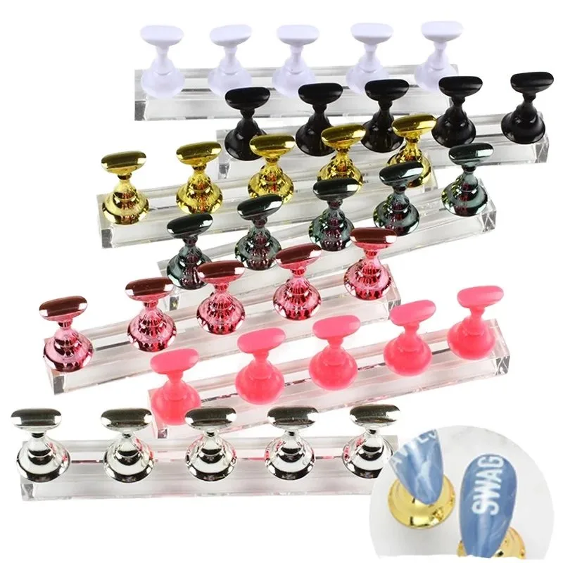 Professional Magnetic Nail Tips Holder Portable Acrylic Display Stand with Magnet 5 – Private Label OEM V4 Consumable Manufacturer | Nail Legend B2B