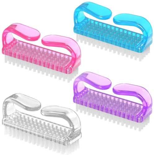 Professional Flat Nylon Horn Nail Cleaning Brushes for Manicure and Pedicure Plastic for – Private Label OEM V4 Consumable Manufacturer | Nail Legend B2B