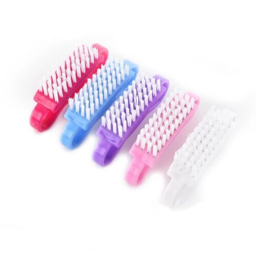 Professional Flat Nylon Horn Nail Cleaning Brushes for Manicure and Pedicure Plastic for – Private Label OEM V4 Consumable Manufacturer | Nail Legend B2B