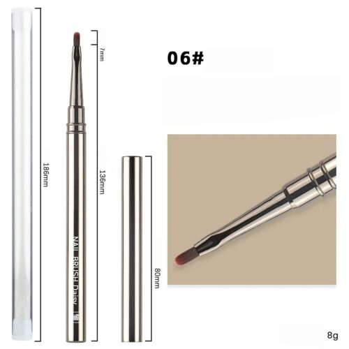 Special UV Pen Set for Nail Art Metal Rod with Crimped Ferrule Nylon Brush Flower Art – Private Label OEM V4 Consumable Manufacturer | Nail Legend B2B