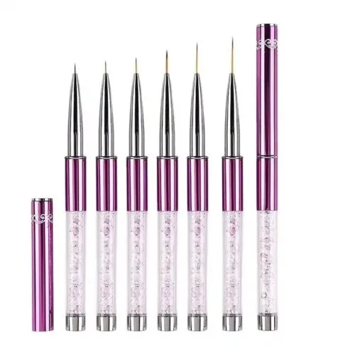 Professional Japanese Nylon Hair Liner & Needle Tube Type Painting Pen Purple Drill Rod – Private Label OEM V4 Consumable Manufacturer | Nail Legend B2B