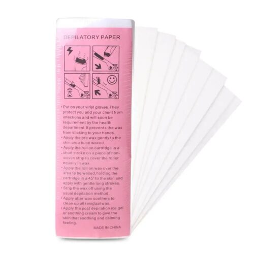 Disposable Non-Woven Hair Removal Wax Strips 7x20cm 100pcs Bulk Body Waxing Paper for – Private Label OEM V4 Consumable Manufacturer | Nail Legend B2B
