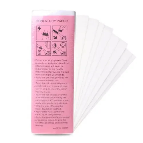 Disposable Non-Woven Hair Removal Wax Strips 7x20cm 100pcs Bulk Body Waxing Paper for – Private Label OEM V4 Consumable Manufacturer | Nail Legend B2B