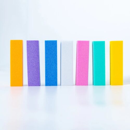 Customizable Disposable 4-Way Nail Buffers Block 1500 Pcs/Case EVA Sponge - EVA Nail Buffer ... – product detail view, nail buffer block wholesale