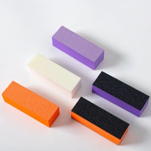 Customizable Disposable 3-Way Nail Buffers 500 Pcs/Carton EVA Sponge 100/180 - EVA Nail Buff... – product detail view, nail buffer block wholesale