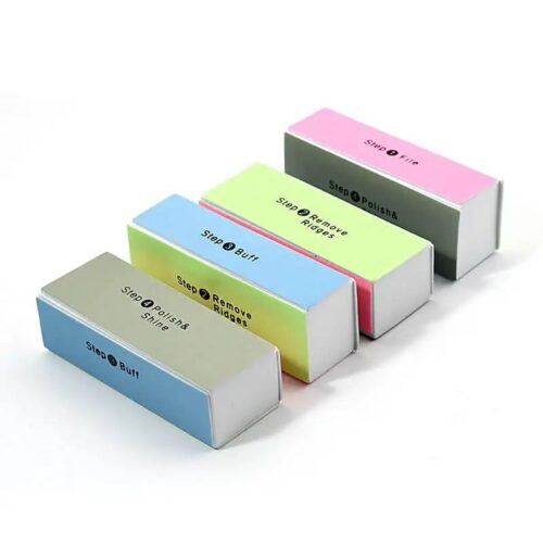 4-Way Nail Buffer Block EVA Sponge Polishing Sliver Tofu Design for Salon - EVA Nail Buffer ... – product detail view, nail buffer block wholesale
