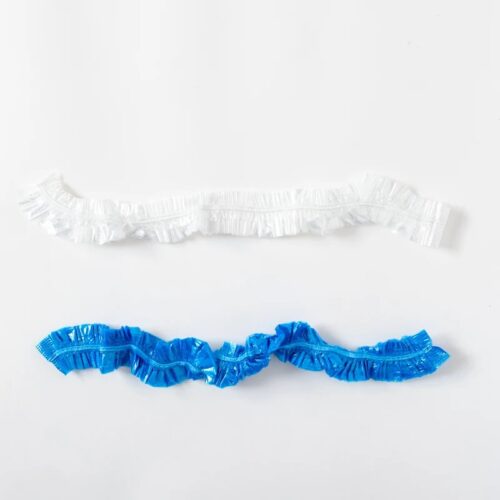 Hygienic Pedicure Spa Liner Clear Blue Strip Design Disposable Foot Bath Bowl - Disposable P... – product detail view, pedicure liner wholesale