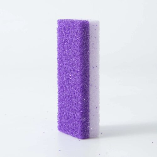 Double Sided Medium Coarse Pumice Stone Purple PU Foam Two Tone Callus Remover - Disposable ... – product detail view, pumice stone wholesale