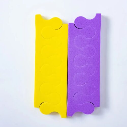 Disposable EVA Foam Toe Separator Pedicure Nail Art Soft Sponge Five Toe - EVA Foam Toe Sepa... – product detail view, toe separator wholesale