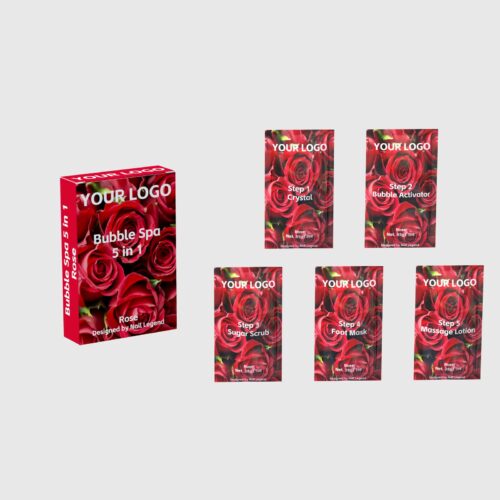 Professional Spa 5 in 1 Bubble Spa Crystal Activator Organic Sugar Scrub Herbal Foot Mask – product detail view, wholesale