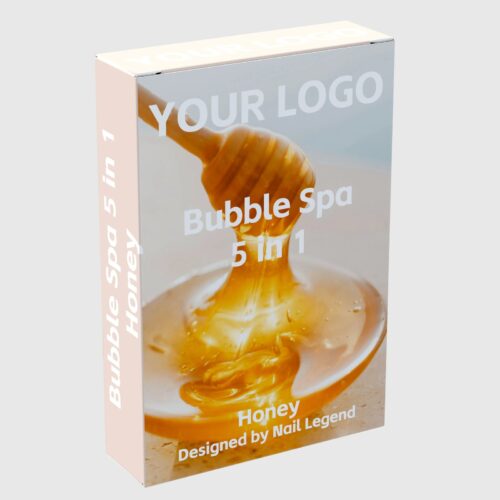 Honey Bubble Spa 5 in 1, Crystal, Activator, Sugar Scrub, Foot Mask, Massage Lotion, – product detail view, wholesale