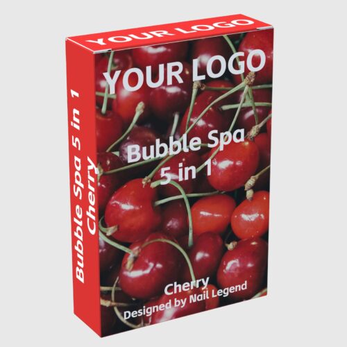 Cherry Bubble Spa Herbal Organic 5 in 1 Crystal Activator Sugar Scrub Foot Mask Massage – product detail view, wholesale