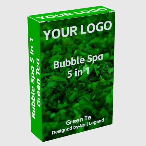 5 1 Professional Spa Use Green Tea Bubble Spa Activator Vegan Sugar Scrub Herbal Foot – product detail view, wholesale