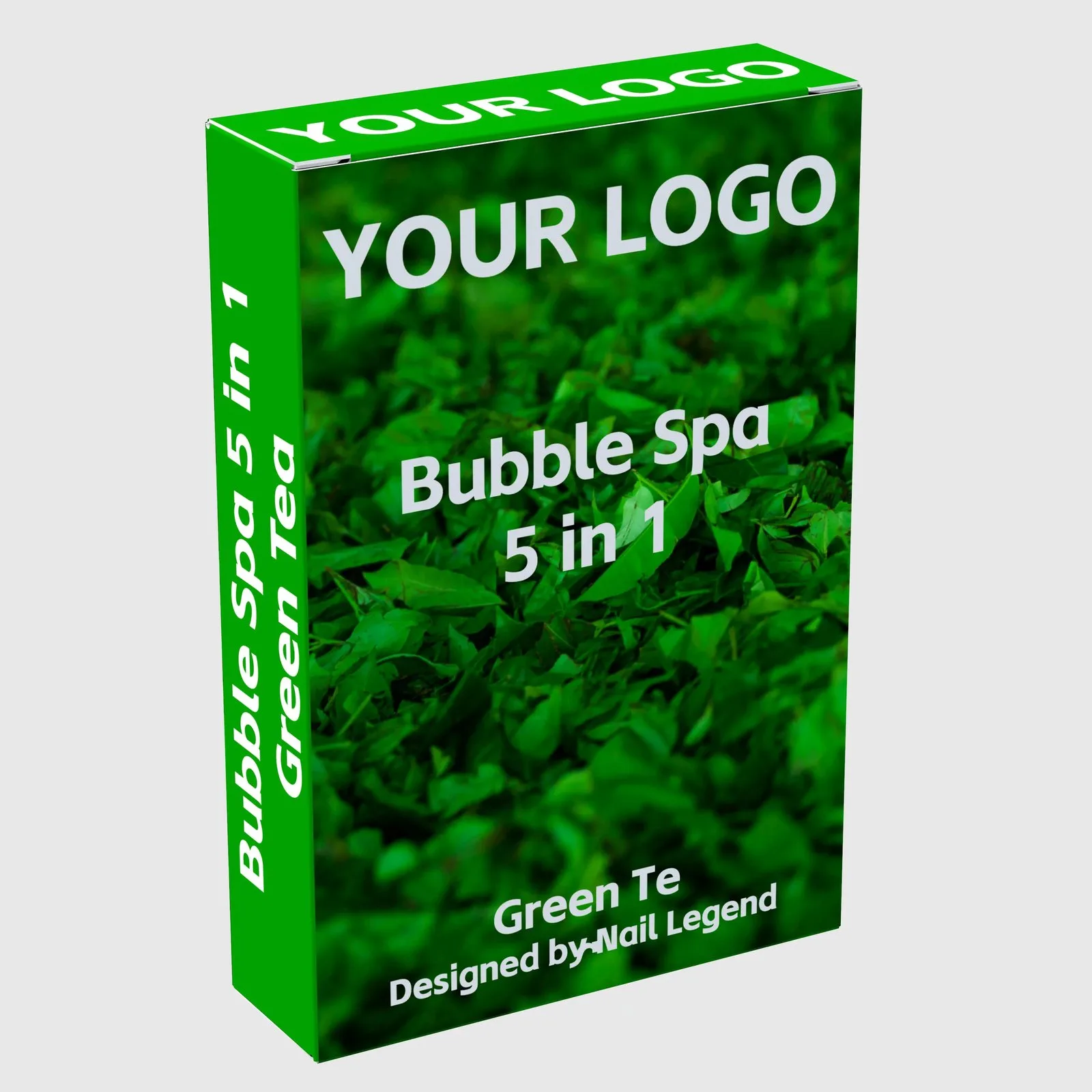 5 1 Professional Spa Use Green Tea Bubble Spa Activator Vegan Sugar Scrub Herbal Foot – product detail view, wholesale
