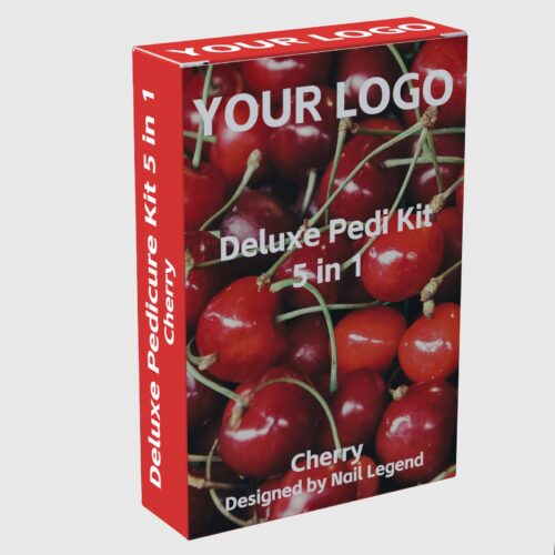 Deluxe Pedicure Kit 5 in 1, Salt Soak, Sugar Scrub, Mud Mask, Massage Motion, Butter, – product detail view, wholesale