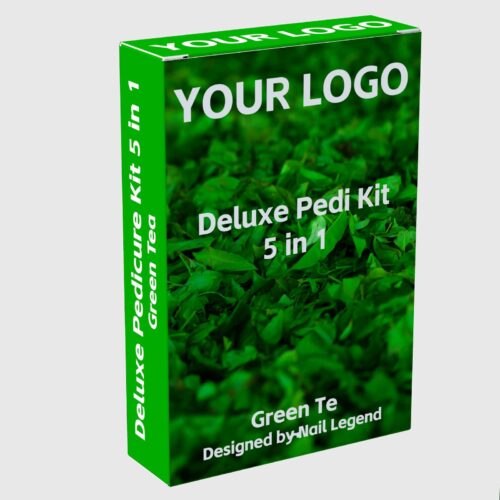 Deluxe Organic Herbal Vegan Pedicure Kit 5-in-1 Salt Soak Sugar Scrub Foot Mask Massage – product detail view, wholesale