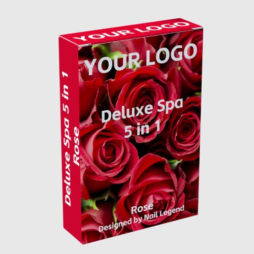 Professional Deluxe Spa 5 1 Accessory Set Herbal Organic Vegan Salt Soak Callus Remover – product detail view, wholesale