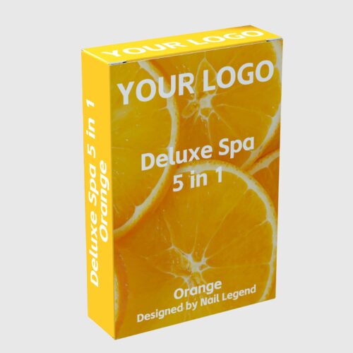 Deluxe Spa 5-in-1 Organic Vegan Herbal Pedicure Kit Salt Soak Callus Remover Sugar Scrub – product detail view, wholesale